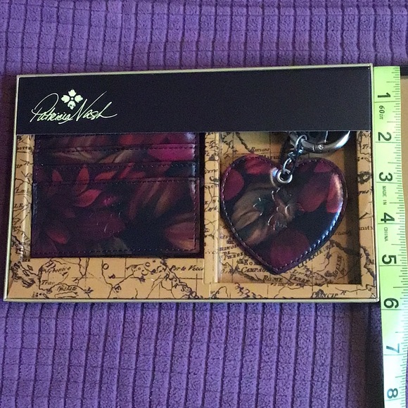 NEW🌹Patricia Nash Card Holder & FOB rustic mums - Picture 8 of 11
